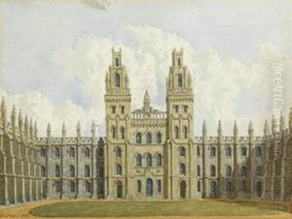 All Soul's College, Oxford - view 1