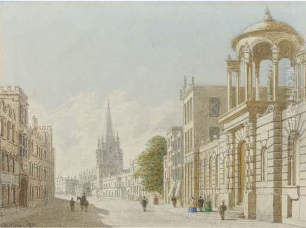 University College, St Mary's Church And Queen's College, Oxford - view 1