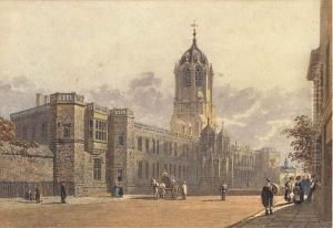 Christ Church College From St. 
Aldate's, Oxford (illustrated); And Christ Church College, Oxford by George Pyne
