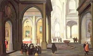 Church Interior by Jan van Dalen