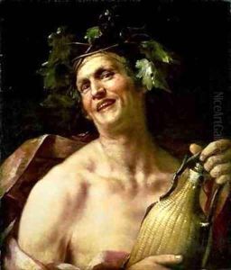 Self Portrait as Bacchus by Jan van Dalen