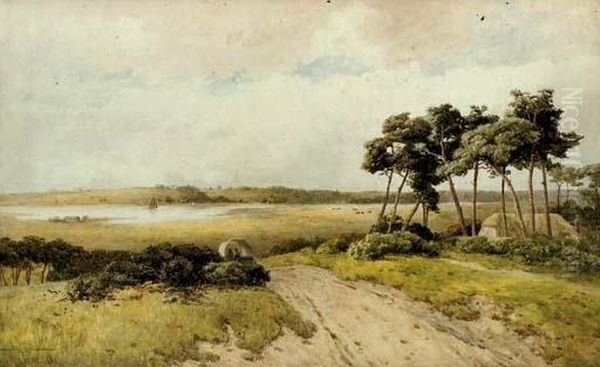 Across The Heath To The River - view 1