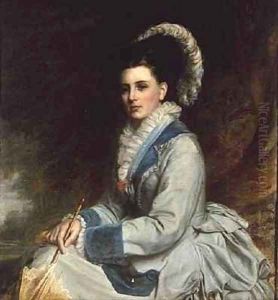 Portrait of Amy May Dicksee by John Robert Dicksee