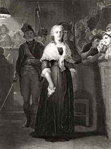 Marie Antoinette before the Revolutionary Tribunal Court - view 1