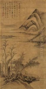Landscape Of Mount Lingyan by Dong Qichang