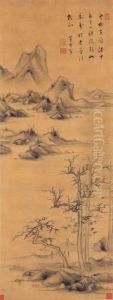 Landscape After Ni Zan by Dong Qichang
