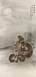 Monkeys by Gao Qifeng