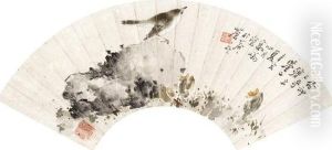 Bird And Rock by Gao Qifeng