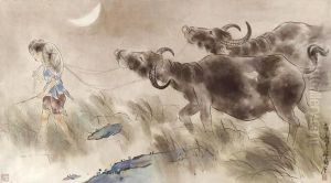 Herding by Gao Qifeng