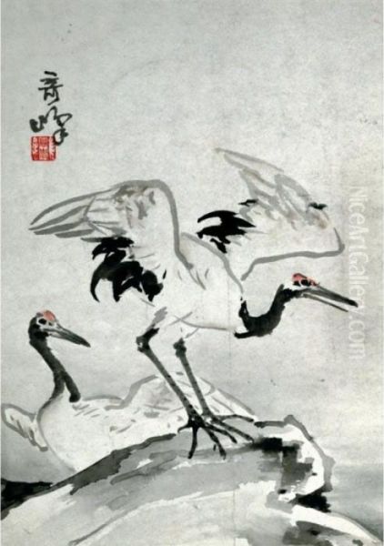 Dancing Cranes - view 1