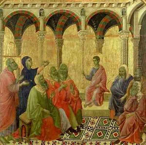 Maesta Christ Among the Doctors - view 1