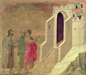 Maesta Christ Appearing on the Road to Emmaus