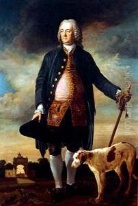 Portrait De Gentilhomme Avec Son Chien by Martin Ferdinand Quadal