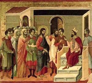 Maesta Jesus before Herod