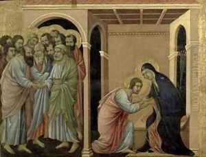 Maesta The Virgin Says Farewell to St John