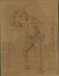 Uomo In Costume by Giovanni Battista Quadrone
