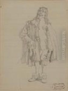 Uomo In Costume by Giovanni Battista Quadrone