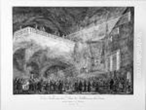 Schloss Trausnitz - Die Kirche Zum Heiligen Blute by Domenico II Quaglio