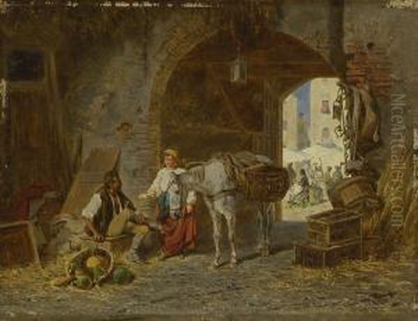 Italienische Marktszene - view 1