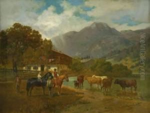 Ein Bauernhaus An Einem Oberbayerischen See Ein Bauernhaus An Einem Oberbayerischen See