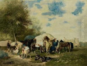 Sommerlichesheerlager by Franz Quaglio