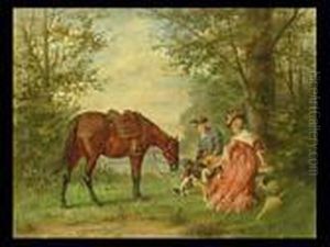 Stelldichein Am Weiher by Franz Quaglio