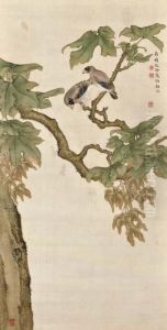 Birds On A Wutong Tree by Shen Quan