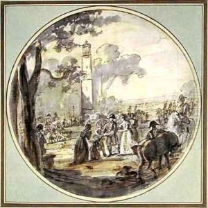 Napoleon I 1769-1821 at Saint Cloud by Jean-Charles Develly