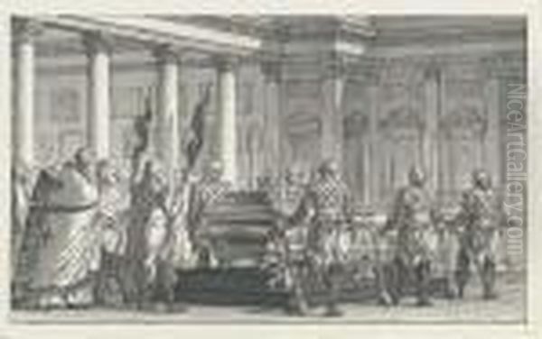 The Lying-in-state Of The Emperor Paul I - view 1