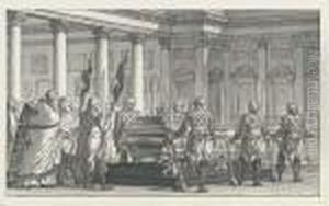 The Lying-in-state Of The Emperor Paul I