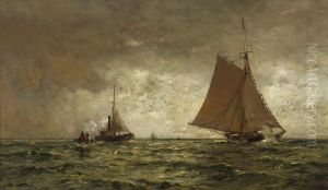 On The High Seas by Arthur Quartley