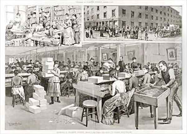 Scenes of cigarette production - view 1