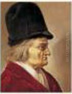 Portrait D'homme De Profil by Pieter Jansz. Quast