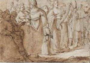 A Group Of Music Making Figures
