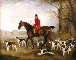 Hunting Scene by Richard Barrett Davis