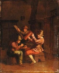 Quast, P.
Peasants Smoking And Drinking In An Interior by Pieter Jansz. Quast