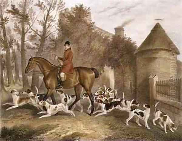 W Sebright Huntsman to the Milton Hounds - view 1