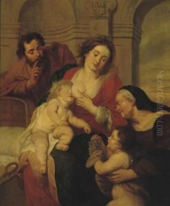 The Holy Family With Saint John The Baptist