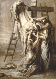 The Descent From The Cross; En Grisaille