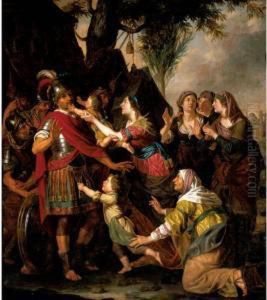 Volumnia With Her Sons Before Coriolanus