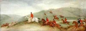 Foxhunting Road Riders or Funkers by Richard Barrett Davis