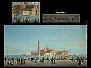 Venezianische Ansicht Mit St. Markus by Luigi Querena