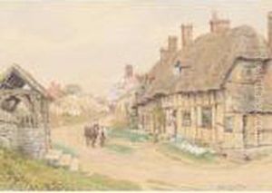 The Church Gate, Welford-on-avon by Alfred Robert Quinton