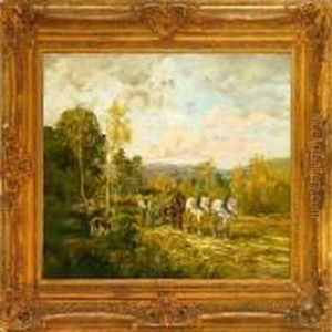 Landscape With Two Farmers And Their Horses