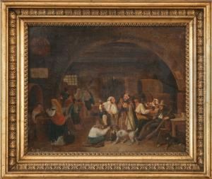 Interior Of An Inn by Peter Johann Raadsig