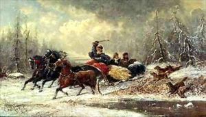 The Troika by Charles Ferdinand De La Roche