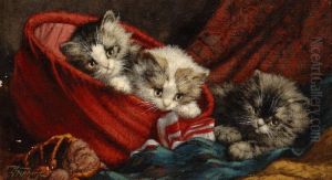 Kittens by Cornelis Raaphorst