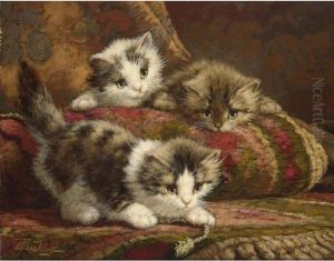 Three Kittens by Cornelis Raaphorst