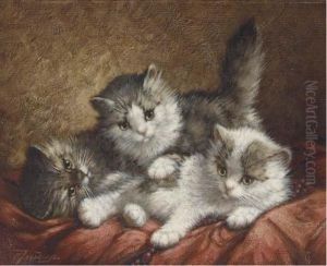 Cute Kittens by Cornelis Raaphorst