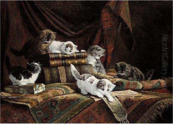 Kittens Playing - view 1